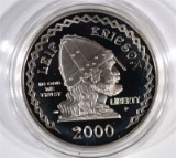 2000 Leif Ericson Proof Silver Dollar Commem.