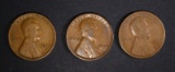 3 1924-D LINCOLN CENTS  NICE  F-VF