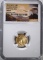 2015 1/10th Oz GOLD EAGLE NARROW REEDS, NGC MS-69