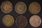 1 - 1860 & 5 - 1862 INDIAN HEAD CENTS
