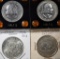 4 - COMMEM HALVES; 1892 & 1893 BU COLUMBIAN,