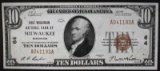 1929 $10 TY1 NATIONAL CURRENCY  CH.XF