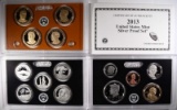 2013 U.S. SILVER PROOF SET OPRIG BOX/COA