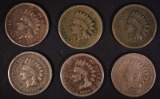 5 - 1859 INDIAN HEAD CENTS VARIOUS
