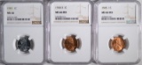 1943 STEEL LINCOLN CENT NGC MS66 &