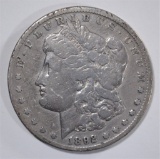 1892-CC MORGAN DOLLAR, FINE KEY COIN