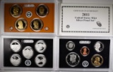 2011 SILVER PROOF MINT SET IN BOX W/ COA -14 COINS