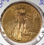 1908-S $20 SAINT GAUDENS, AU
