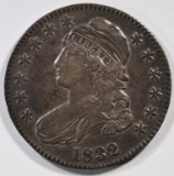 1832 CAPPED BUST HALF DOLLAR  CH AU