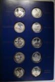 MEDALLIC HISTORY OF CANADA IN SILVER!