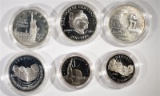 4-Silver Commemorative Silver Dollars