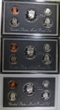 U.S. SILVER PROOF SET LOT;