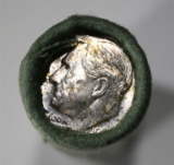 ROLL OF SHOTGUN WRAPPED 1964 ROOSEVELT DIMES