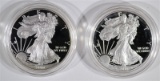 2010 & 2011 PROOF AMERICAN SILVER EAGLES