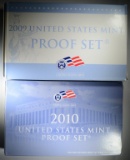 2009 & 2010 U.S. PROOF SETS IN ORIGINAL PACKAGAE
