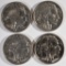 4-1936 BUFFALO NICKELS, CH BU