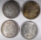 (4) 1921 MORGAN DOLLARS, CIRC OR BETTER