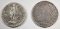 1824 BUST HALF VF+ & 1925 LEXINGTON HALF XF