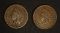 1866 VG  & 1867 GOOD INDIAN CENTS