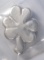 3 oz .999 POURED SILVER SHAMROCK