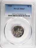 1935  BUFFALO NICKEL PCGS MS67