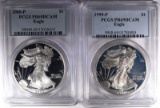 AMERICAN SILVER EAGLES PCGS PR-69DCAM