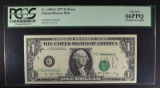 1977 $1 FEDERAL RESERVE NOTE PCGS 66 PPQ