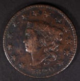 1820 LARGE CENT F/VF