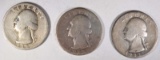 2 1932-D & 1 1932-S WASHINGTON QUARTERS KEY COINS