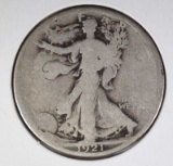 1921-S WALKING LIBERTY HALF DOLLAR  VG