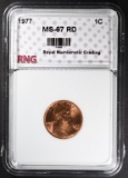 1977 LINCOLN CENT RNG SUPERB GEM BU RD