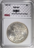 1901-S MORGAN DOLLAR RNG CH BU