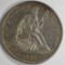 1842-O SEATED HALF CH BU