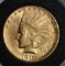 1910-D $10 GOLD INDIAN CHOICE BU