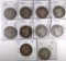 10 BARBER HALF DOLLARS GOOD-VG/FINE