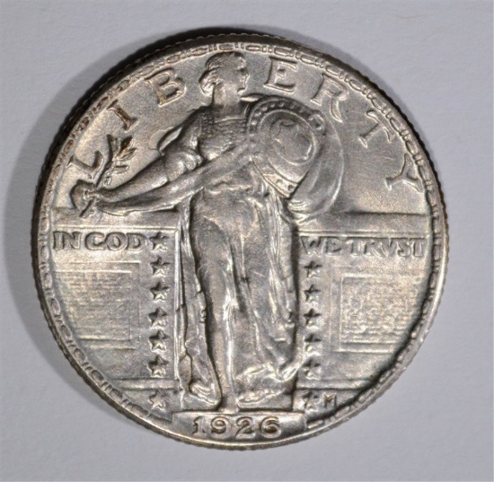 1926 STANDING LIBERTY QUARTER, CH BU