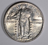 1927 STANDING LIBERTY QUARTER, BH BU+