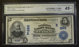 1902 DATE BACK $5 NATIONAL CURRENCY