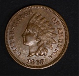 1868 INDIAN HEAD CENT AU NICE