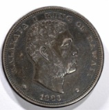 1883 HAWAII DOLLAR AU