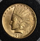 1910-D $10 GOLD INDIAN CHOICE BU