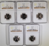 1958-1962 NGC PROOF NICKEL LOT