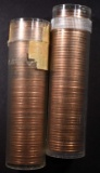 1944 & 44-S BU LINCOLN CENT ROLLS