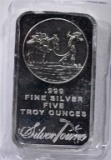 5-OUNCE .999 SILVER BAR ( SILVERTOWNE )