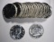 BU ROLL OF 1962-D FRANKLIN HALF DOLLARS