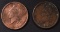 (2) CIVIL WAR TOKENS, ARMY & NAVY