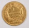 1855 $1 GOLD  XF-AU