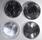 4-DIFFERENT WORLD SILVER BULLION COINS