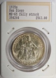 1935-S SAN DIEGO COMMEM HALF GEM BU+