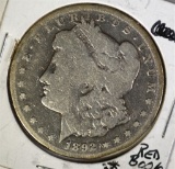 1892-CC MORGAN DOLLAR GOOD